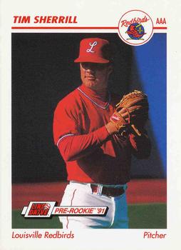 1991 Line Drive AAA #247 Tim Sherrill Front