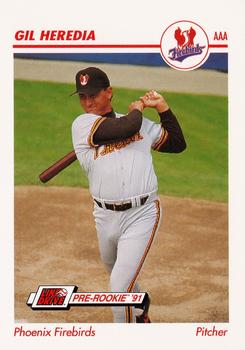 1991 Line Drive AAA #383 Gil Heredia Front