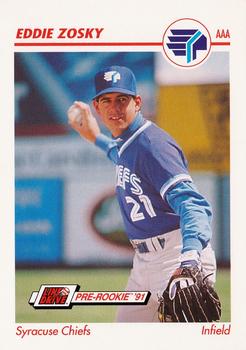 1991 Line Drive AAA #523 Eddie Zosky Front