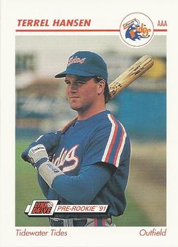 1991 Line Drive AAA #556 Terrel Hansen Front