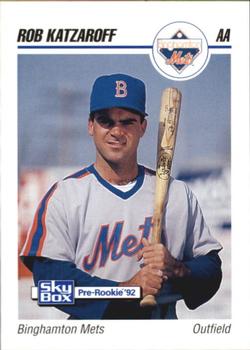 1992 SkyBox AA #28 Rob Katzaroff Front