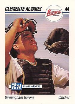 1992 SkyBox AA #36 Clemente Alvarez Front