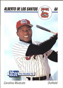 1992 SkyBox AA #62 Alberto De Los Santos Front