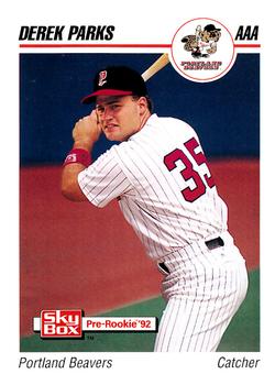 1992 SkyBox AAA #190 Derek Parks Front