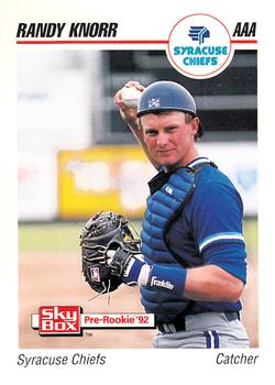 1992 SkyBox AAA #226 Randy Knorr Front