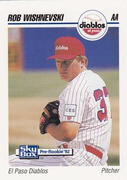 1992 SkyBox Team Sets AA #213 Rob Wishnevski Front