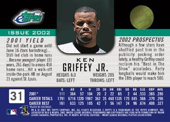 2002 Topps eTopps #31 Ken Griffey Jr. Back