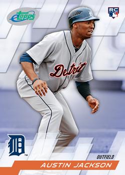 2010 Topps eTopps #4 Austin Jackson Front