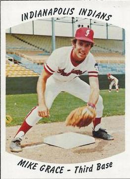 1977 Indianapolis Indians #12 Mike Grace Front