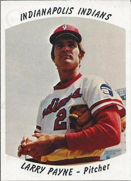 1977 Indianapolis Indians #7 Larry Payne Front