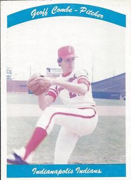 1980 Indianapolis Indians #7 Geoff Combe Front