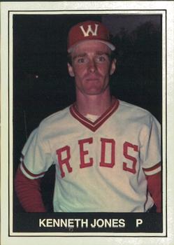 1982 TCMA Waterbury Reds #4 Ken Jones Front