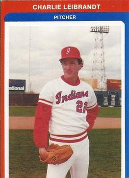 1983 Indianapolis Indians #4 Charlie Leibrandt Front