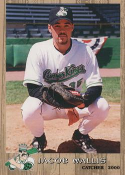 2000 Grandstand Clinton LumberKings #NNO Jacob Wallis Front