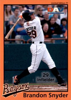 2010 DAV Minor / Independent / Summer Leagues #77 Brandon Snyder Front