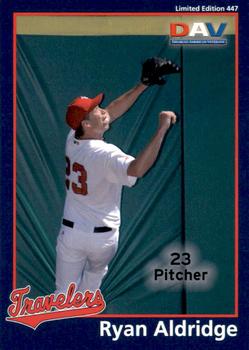 2010 DAV Minor / Independent / Summer Leagues #447 Ryan Aldridge Front