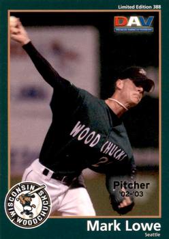 2010 DAV Minor / Independent / Summer Leagues #388 Mark Lowe Front