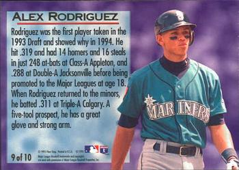 1995 Ultra - Golden Prospects #9 Alex Rodriguez Back