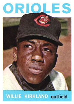 1964 Topps #17 Willie Kirkland Front