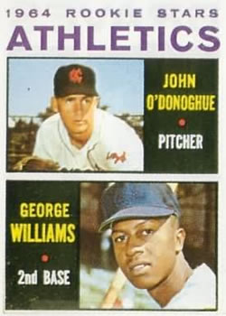 1964 Topps #388 Athletics 1964 Rookie Stars (John O'Donoghue / George Williams) Front
