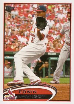 2012 Topps #44 Edwin Jackson Front