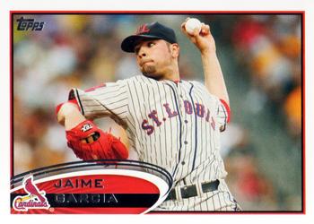 2012 Topps #3 Jaime Garcia Front