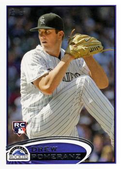 2012 Topps #42 Drew Pomeranz Front