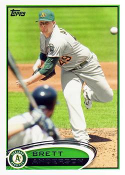 2012 Topps #104 Brett Anderson Front