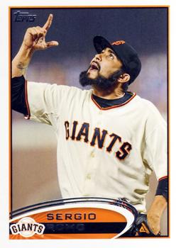 2012 Topps #379 Sergio Romo Front