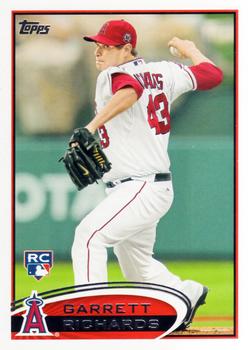 2012 Topps #575 Garrett Richards Front