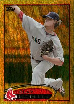 2012 Topps - Gold Sparkle #247 Clay Buchholz Front