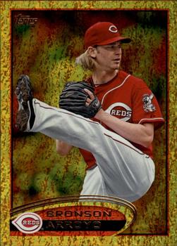 2012 Topps - Gold Sparkle #403 Bronson Arroyo Front