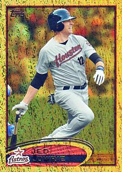 2012 Topps - Gold Sparkle #455 Jed Lowrie Front