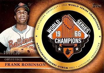 2012 Topps - Gold World Series Champion Commemorative Pins #GCP-FR Frank Robinson Front