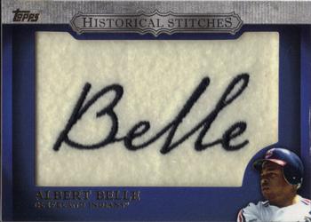2012 Topps - Historical Stitches #HS-AB Albert Belle Front