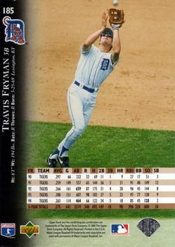 1995 Upper Deck #185 Travis Fryman Back