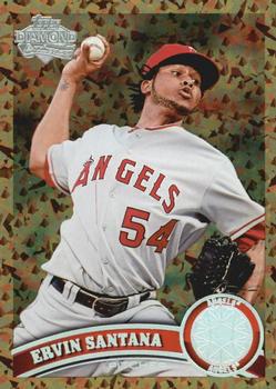 2011 Topps - Cognac Diamond Anniversary #439 Ervin Santana Front