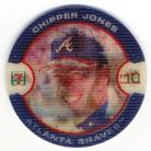 2000 Pacific 7-Eleven Coins #3 Chipper Jones Front