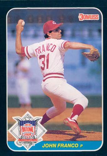 1987 Donruss All-Stars #22 John Franco Front