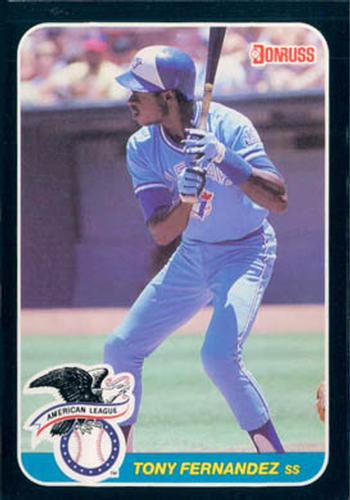 1987 Donruss All-Stars #35 Tony Fernandez Front