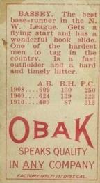 1909-11 Obak (T212) #NNO John Bassey Back