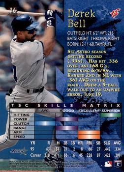 1996 Stadium Club - Members Only #14 Derek Bell Back