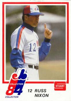 1984 Stuart Montreal Expos #5 Russ Nixon Front