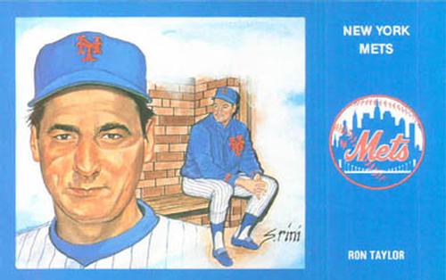 1989 Historic Limited Editions 1969 New York Mets Postcards #28 Ron Taylor Front