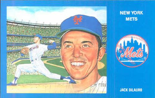 1989 Historic Limited Editions 1969 New York Mets Postcards #8 Jack DiLauro Front