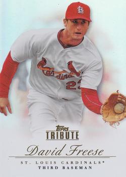 2012 Topps Tribute #74 David Freese Front