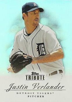 2012 Topps Tribute #85 Justin Verlander Front