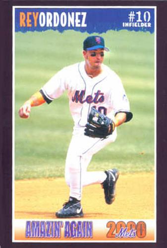 2000 New York Mets Marc S. Levine  #18 Rey Ordonez Front