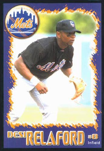 2001 New York Mets Marc S. Levine Photocards #19 Desi Relaford Front