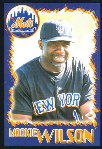 2001 New York Mets Marc S. Levine Photocards #30 Mookie Wilson Front